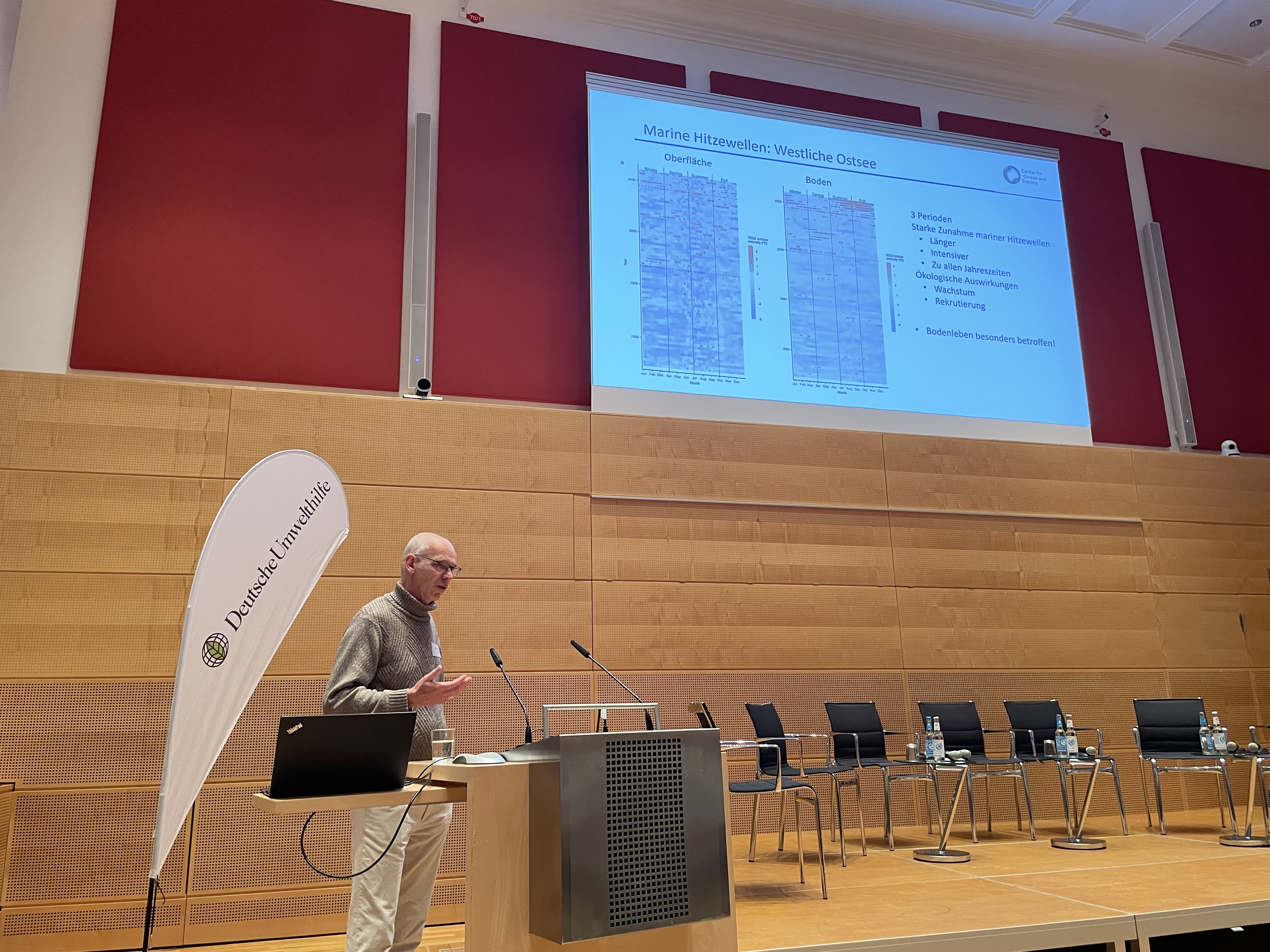 Rudi Voss beim Parlamentarischen Abend, Kiel.